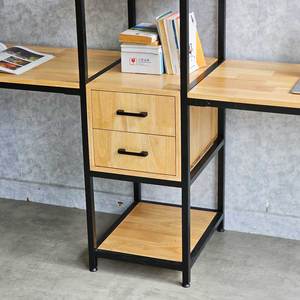 HBMN041 240x50cm Minimalist Rubber Wood Office <b>Desk</b> with Bookshelf for Bedroom Use or Laptop <b>Computer</b> Table - Product Image 4