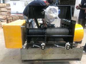 Top Quality 2025 Electric Wire Rope Hoist 2 Ton Capacity with Motorized Trolley <b>Auto</b> Gearbox and <b>Electrical</b> Control Panel - Product Image 5