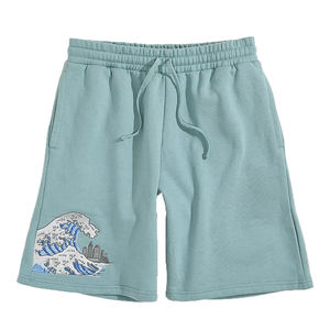 2025 verano estilo de calle alta cuatro lados elásticos deportes Surf pantalones cortos transpirables algodón playa pantalones Casual suelto velocidad seco pesca - Product Image 1