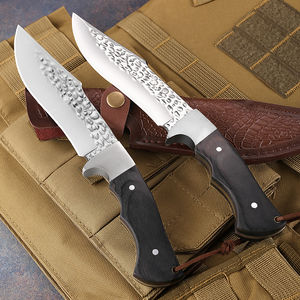 Alta calidad OEM personalizado ODM acero cuchillo de hoja fija al por mayor mango de madera al aire libre Camping supervivencia cuchillo de caza - Product Image 6