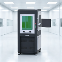 Système de marquage laser à fibre fermé de grande taille pour le marquage permanent des métaux, des numéros de série, des codes-barres, des codes QR, des logos et des graphiques