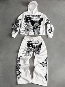 Conjunto Deportivo 2 en 1 Ecológico THREAD FEATHERS para Invierno, con Capucha y Cierre de Cordón, Ligero, de Poliéster/Algodón - Product Image 2