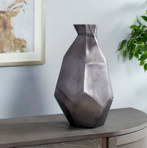 Le dernier pot de fleur de forme d'hexagone enduit d'argent pour la table de restaurant et d'hôtels décoratif pour la décoration de fleur à bas prix - Product Image 1