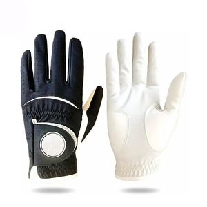 Guantes de golf de cuero genuino Cabretta suave con logotipo personalizado más vendidos para hombre y mujer, nuevos guantes deportivos profesionales de verano para uso en gimnasio, solo mano izquierda - Product Image 1