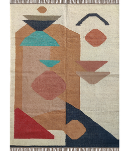 Tapis de décoration de maison minimaliste moderne abstrait doux impression 3d tapis de velours de sol en laine rectangulaire imperméable directement de l'Inde - Product Image 2