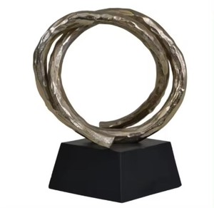 Sculpture de visage humain antique pour dessus de table Figurine de sculpture humaine abstraite moderne pour la décoration de la maison - Product Image 4