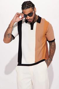 Polos de golf acanalados de algodón y poliéster de fábrica, camisas de cuello de solapa con estampado de logotipo personalizado de gran tamaño - Product Image 6