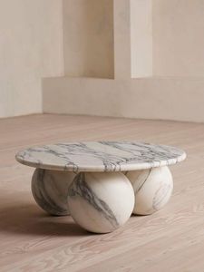 Top Sale Creative Modern Design Art Round Coffee <b>Table</b> Complete Nordic Simple <b>Small</b> Apartment Amber Petal Model <b>Side</b> <b>Table</b> - Product Image 6