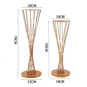 Artículos de flores de hierro Adornos creativos Decoración floral Flores DE MESA DE BODA geométricas Decoración DE BODA Juego de 2 - Product Image 6