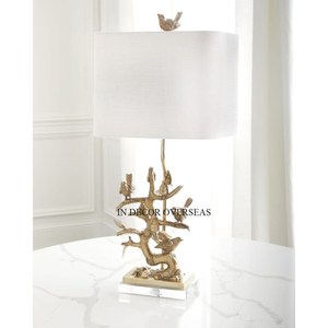 Most Fancy Unique Designer High Grade Gold Plated And Black Color Attractive Look Table And Floor Decorative Lamp From India - Product Image 3