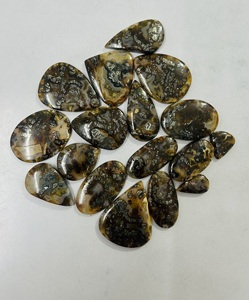 Pierre de marcassite grise de haute qualité Cabochon en vrac de marcassite naturelle mélangée pierre de bijouterie en cristal personnalisé fournisseur en gros direct - Product Image 5