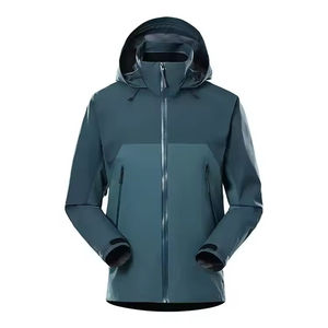 Vêtement de randonnée et de pêche en plein air de haute qualité en gros, veste décontractée en softshell imperméable coupe-vent UPF 50+ en polyester/nylon - Product Image 3