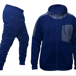 Ensemble de survêtements complets pour hommes Gym Zip Up Hoodie Joggers Casual Top Bottoms Hoody - Product Image 1