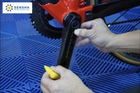 Syncshield pour manivelles (8100 ULTEGRA) Gauche/Droite Film de protection de peinture TPU Imperméable Résistant aux UV Films de protection pour carrosserie