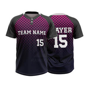 Nuevo Diseño de Camiseta de Béisbol con Logotipo Personalizado 2025, Camiseta de Béisbol Hecha a Medida Más Vendida de Pakistán - Product Image 1