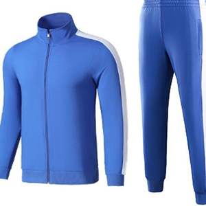 Survêtement de sport d'hiver décontracté de la meilleure qualité pour hommes, survêtement à capuche en molleton de coton avec motif imprimé solide, ensembles respirants - Product Image 5