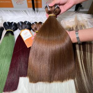 Venta al por mayor 100% Raw Cutícula Alineada Virgen Extensiones de Cabello Humano Hueso Recto Super DD 12A Vietnamita Remy Paquetes de Cabello - Product Image 2