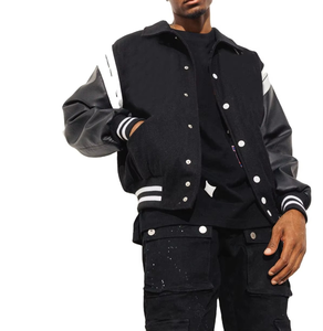 Designer Baseball <b>Jacket</b> Custom Logo 100% Wool Letterman <b>Jacket</b> Wholesale Outdoor <b>Jacket</b> For Men - Product Image 4