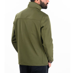 Chaquetas Softshell Impermeables con Cuello Alto y Cremallera, con Letras Bordadas Personalizadas para Hombre, para Trabajo, Deportes y Senderismo - Product Image 3