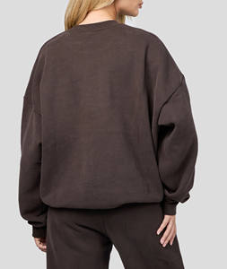 Conjunto Deportivo Holgado de Moda al por Mayor para Mujer, Sudadera y Pantalones de Felpa Gruesa, Chándal de 2 Piezas - Product Image 5