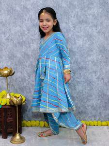 ชุดเดรส dhoti salwar สำหรับเด็กผู้หญิงชุดเดรสแบบอินเดียชุดเดรสแบบดีไซเนอร์สำหรับงานปาร์ตี้ - Product Image 4