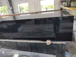 Azulejos de granito negro absoluto indio pulido de alta calidad Diseño moderno Pisos interiores Paneles de pared Pasos Encimeras - Product Image 3