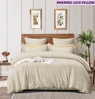 Juego de Sábanas King Size con Estampado Simple, 130GSM, Tela Suave y Lisa, Cómoda, Duradera, de Alta Calidad Premium