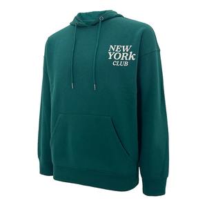 Sudadera con capucha para hombre, de color liso, corta, bordada, con cremallera, talla grande, para invierno, estilo urbano, holgada - Product Image 2