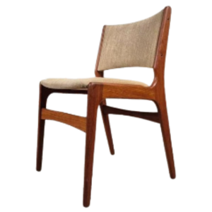 Modern Eco-Friendly Lightweight Dining Chairs with Teak Wood <b>Frame</b> and Wood Upholstery for Villa and Home Use - Product Image 4