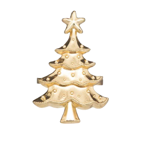 Custom Gold Finished Metal <b>Christmas</b> Decor <b>Tree</b> India Decorative Element Home Office Festive Decor - Product Image 4