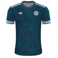 Impression par sublimation personnalisée T-shirt à col en V en polyester pour homme Maillot de football et de rugby surdimensionné avec maille Ensemble de sport personnalisable