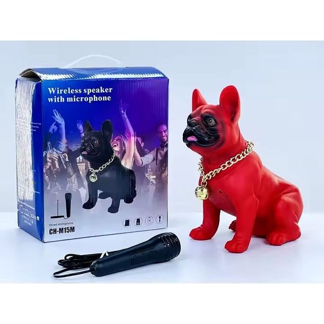 French Bulldog Bluetooth Speaker Powerful Wireless Audio Unique Dog Design For Universal Bluetooth Device