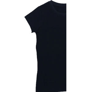 Nouveau T-shirt personnalisé pour femme, col rond, manches courtes, uni, anti-rides, écologique, respirant, en polaire gaufré - Product Image 6