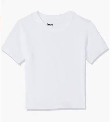 Новая летняя коллекция, футболка с круглым вырезом, белая для детей, для мальчиков, доступна из Бангладеш прямо с завода