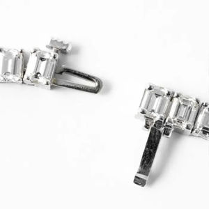 Collier tennis en diamant de laboratoire taille radiant 36,68 carats en or rose 14K serti à griffes, certifié IGI, bijoux de luxe pour femme - Product Image 6