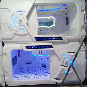 Tempat Tidur Kapsul <span class=keywords><strong>Hotel</strong></span> Desain Modern dari Plastik, Cocok untuk Sekolah dan <span class=keywords><strong>Hotel</strong></span> Kapsul, Sedang Diskon - Product Image 2