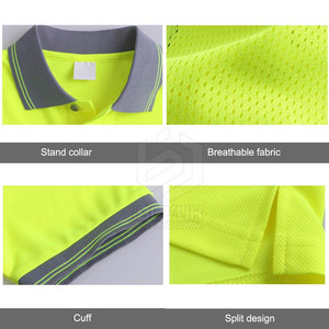 Ropa DE TRABAJO Camisa de seguridad de poliéster de nylon Camisa DE SEGURIDAD hecha a medida Camisa de seguridad de alta visibilidad más vendida - Product Image 5