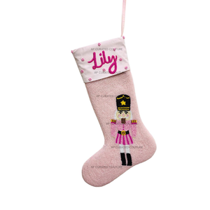 Chất Lượng Cao Cá Nhân Đính Cườm Giáng Sinh <span class=keywords><strong>Stocking</strong></span> Với Sequin Thêu Tên Santa Túi Quà Tặng Cho Kỳ Nghỉ Bên - Product Image 3