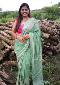 ELITE BRIDAL FANCY TIPO DE SEDA LIGERO SAREES Samuthrika/Vasthra Kalas Estilo Boda Ropa India pakistaní Fiestas de Vesta - Product Image 3