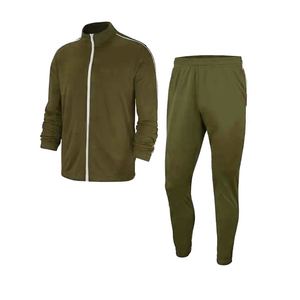 Conjunto Deportivo de Dos Piezas de Poliéster para Invierno, Estilo Deportivo, con Cuello Alto, Chaqueta Cortavientos con Logotipo de Marca - Product Image 2