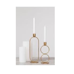 Pot à bougie en métal luxueux et élégant, magnifique pot à bougie pour la décoration à la maison, les dîners - Product Image 4