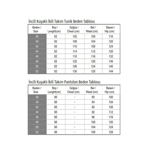 Ensemble décontracté noir à double boucle avec accents de perles 19265 Longueur midi - Product Image 5