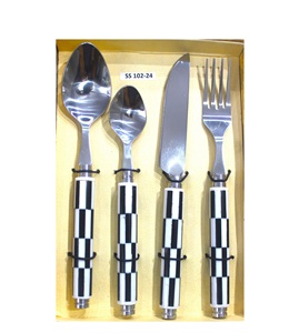 Juego de cubiertos de acero inoxidable ecológico de calidad superior, cubiertos de tamaño y forma personalizados para uso en bodas y vajilla - Product Image 3