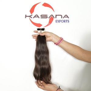 Vente en gros bon marché extensions de cheveux humains trame en vrac cheveux indiens bruts vague et styles de boucles sans traitement chimique - Product Image 3