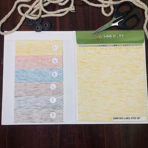 Tela de Lino Orgánico Ligero Teñido, 58 Pulgadas de Ancho, para Camisas de Niños y Niñas - Product Image 1