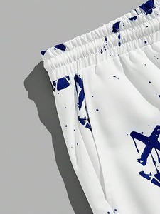 Pantalones Cortos de Hombre de Alta Calidad en Spandex/Poliéster, Estilo Urbano, Cintura Elástica, Antiarrugas, Transpirables, de Secado Rápido y Ecológicos - Product Image 6