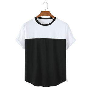 Camiseta de Algodón de Punto Premium con Logotipo Personalizado, Corte Regular, Transpirable, Anti-UV, de Secado Rápido para Hombre, Ropa Urbana y de Exterior - Product Image 1
