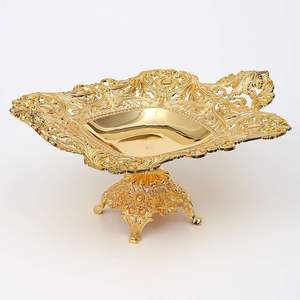 Centro de mesa de chocolate de metal de diseño real para banquete, boda, celebración, fiesta, ajustes de mesa decorativos - Product Image 3