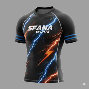 Haute qualité hommes MMA BJJ Rash Guard Shorts ensemble Compression formation porter Anti-UV respirant tissu à séchage rapide conçu - Product Image 1