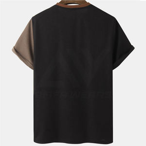 Nouveauté T-shirt en coton microfibre pour homme Design solide et attrayant Léger et doux avec motif imprimé personnalisable Prix de gros - Product Image 2